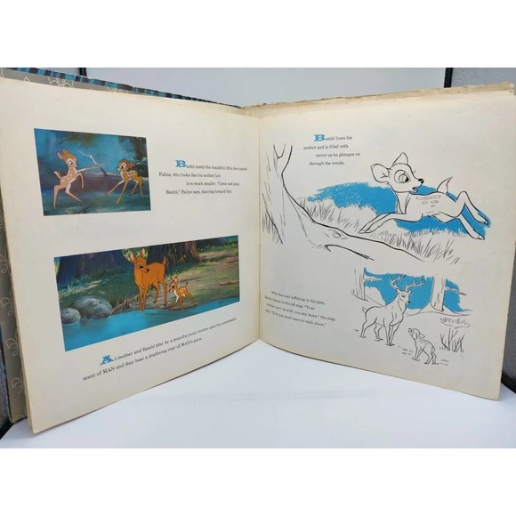 Vintage Walt Disney's The Story of Bambi Magic Mirror LP Record Album 1960 1960s - Picture 7 of 16